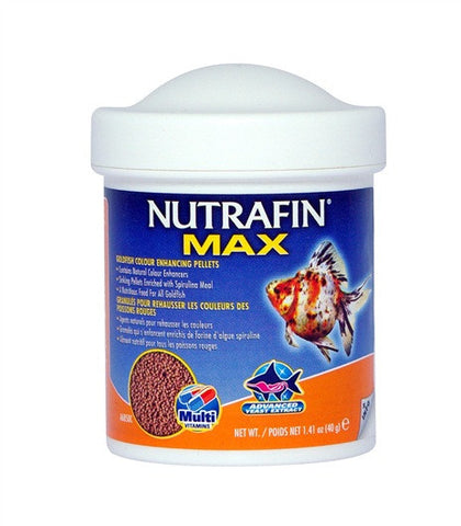 Nutrafin Max Goldfish Colour Enhancing Pellets; Availble in 2 sizes