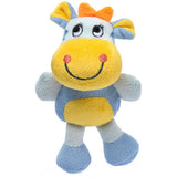 Knight Pet Soft Plush Cow Toys for Small Dogs