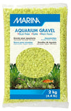 Marina Lime-Green Decorative Aquarium Gravel - 2 kg (4.4 lb)