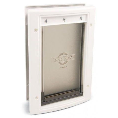 PetSafe Premium Plastic White Pet Door; Available in 4 sizes