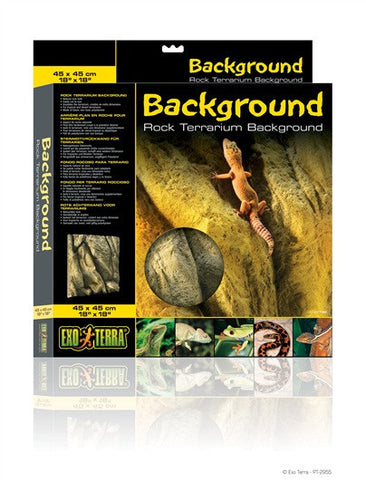 Exo Terra Rock Terrarium Backgrounds - 45 x 45 cm (18” x 18”)