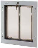 Silver Frame Plexidor Performance Pet Doors