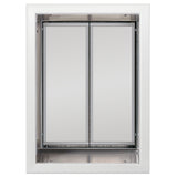 XLarge White PlexiDor Wall Mount Performance Pet Doors