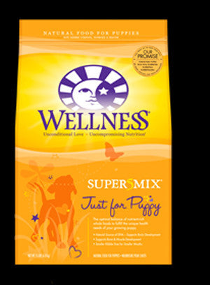 Wellness Super5Mix Dry Puppy Food Just for Puppy Chicken 6 lbs