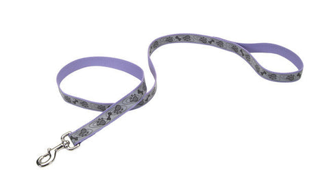 Lazer Brite Reflective Lead 6 ft Periwinkle; available in 2 sizes.