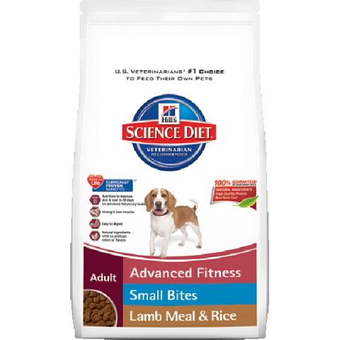 Science Diet Canine Adult Small Bites Lamb Meal & Rice Recipe