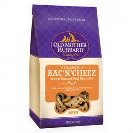 Old Mother Hubbard Dog Biscuit Bac N' Cheez 5 oz Mini