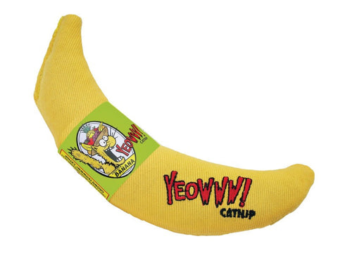 Yeowww! Catnip Stuffed Banana