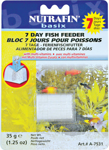 Nutrafin Basix 7-Day Treasure Chest Fish Feeder Block