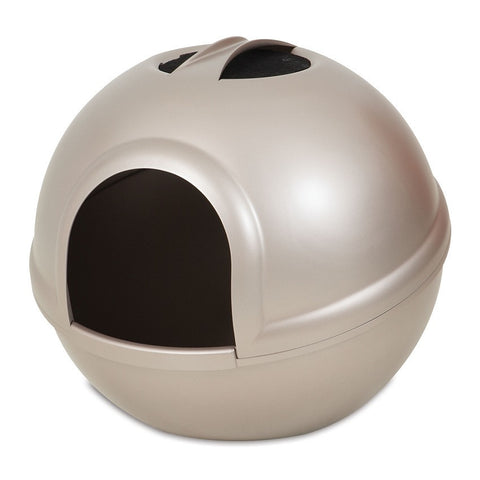 Dome Litter Box, Pearl Titanium