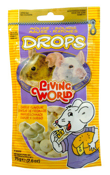 Living World Mouse Drops; cheese flavor
