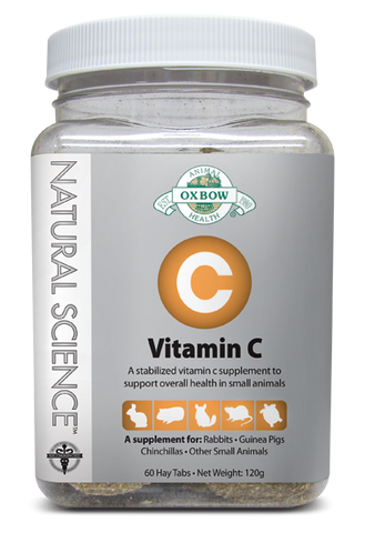 Oxbow Natural Science Vitamin C Supplement Hay Tabs