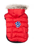 Canada Pooch North Pole Parka:  Red available in several sizes.