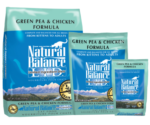 Natural Balance L.I.D Dry Cat Food Green Pea & Chicken Formula