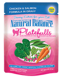 Chicken & Salmon Natural Balance Platefulls Soft Cat Food Pouches