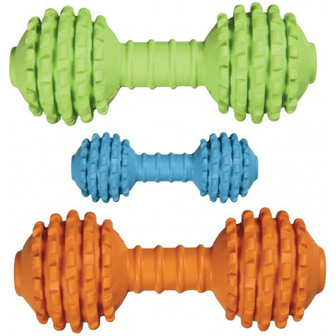 JW Pet Chompion Rubber Dog Toy; available in 2 sizes