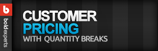 Customer Pricing with Quantity Breaks