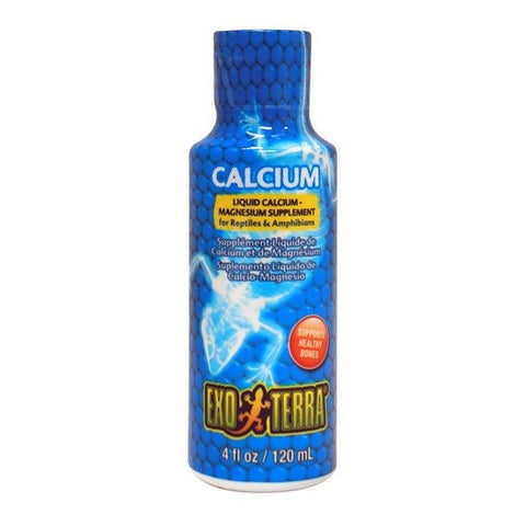 Exo Terra Liquid Calcium-Magnesium Supplement for Reptiles 4 fl oz
