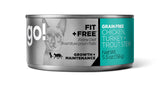 Chicken, Turkey, Trout Stew G0! FIT + FREE Grain Free Canned Cat Food