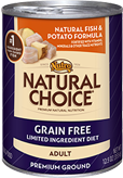 Nutro Natural Choice Adult Grain Free Fish and Potato Formula Canned