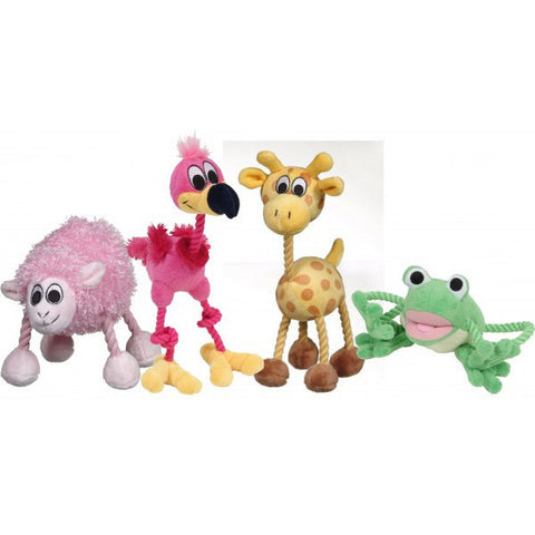 Dogit Luvz Puppy Toys w/Rope Feature; available in 4 styles.