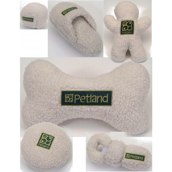 Petland Good Dog Fleece Toys available in several styles and sizes