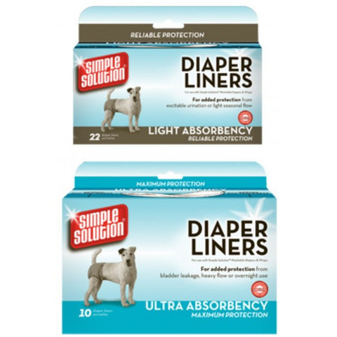 Simple Solution Diaper Liners; available in 2 sizes