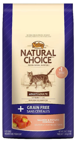 Nutro Natural Choice Grain Free Adult Cat Food Salmon