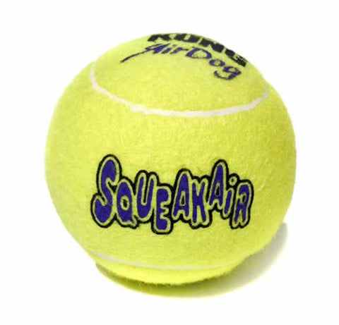 Kong AirDog Squeakair Tennis Balls; available in 2 sizes