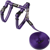 Purple Rogz Alley Cat Harness and Lead Set