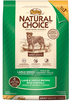 Nutro Natural Choice Large Breed Adult Lamb & Rice - 2 sizes available