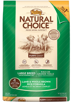 Nutro Natural Choice Large Breed Puppy Lamb & Rice - 2 sizes available