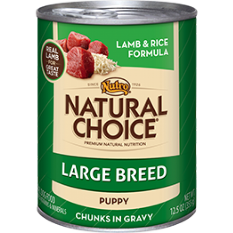 Nutro Natural Choice Large Breed Puppy Lamb and Rice Formula Canned