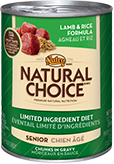 Nutro Natural Choice Senior Dog Lamb & Rice Formula Canned Chunks in Gravy, 12 cans (SPECIAL ORDER)