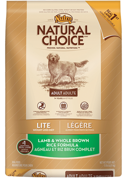 Nutro Natural Choice Lite Lamb and Rice; Available in 3 sizes