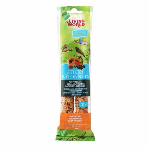 Living World Sticks for Finches; available in 2 different flavours.