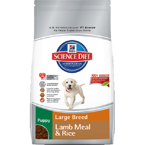 Science Diet Puppy Large Breed, Lamb Meal & Rice Recipe 33 lb