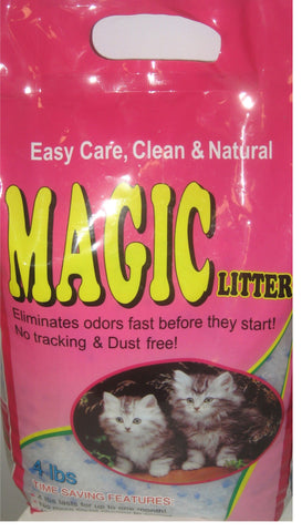 Magic Litter Silica Gel Litter for Cats 4lbs