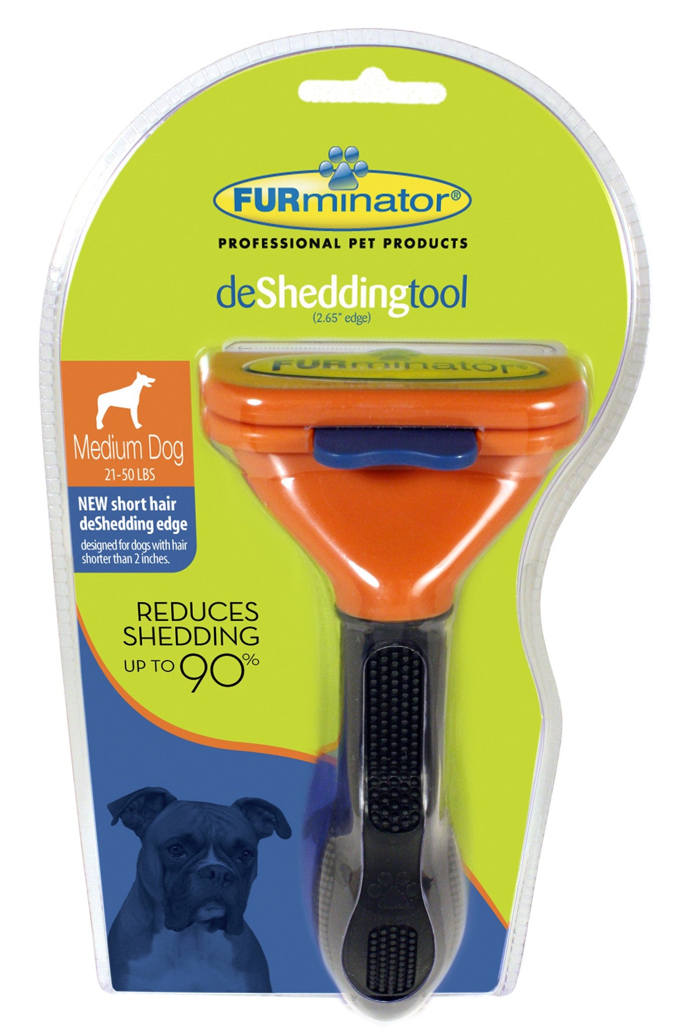 Short Hair Medium Dog Undercoat Shedding Tool