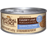 Salmon & Tuna Nutro Natural Choice Adult Chunky Loaf Canned Cat food