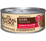 Chicken & Tuna Nutro Natural Choice Adult Sliced Cat Can Food