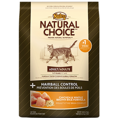 Nutro Natural Choice Adult Hairball Control Dry Formula