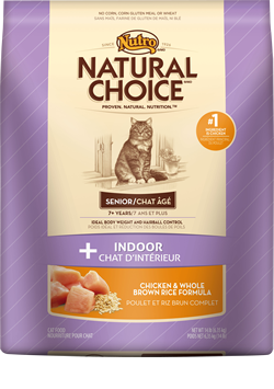 Nutro Natural Choice Indoor Senior Cat Chicken and Brown Rice