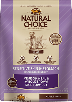 Nutro Natural Choice Adult Venison & Brown Rice  - 3 sizes available