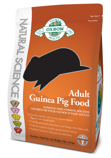 Oxbow Natural Science Adult Guinea Pig Food 4lb