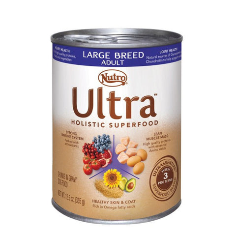 Nutro Ultra Chunks in Gravy Large Breed Adult Dog Can Food