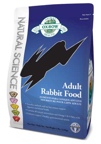 Oxbow Natural Science Adult Rabbit Food 4 lbs