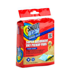 Shout Pets-Super Absorbent Oxy Pickup Pads; Available in a variety of sizes