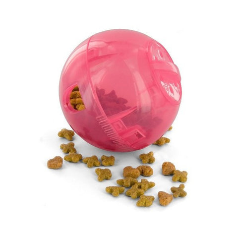 Pink PetSafe SlimCat Interactive Feeder Toy