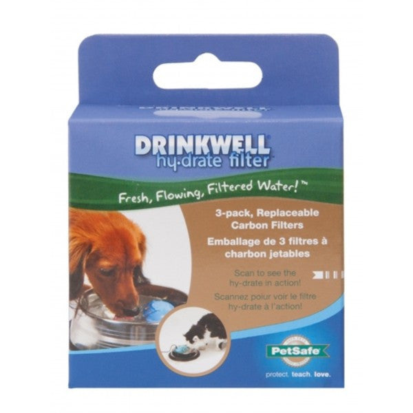 Petsafe Drinkwell Hydrate Replacement Filters, 3 Pack.